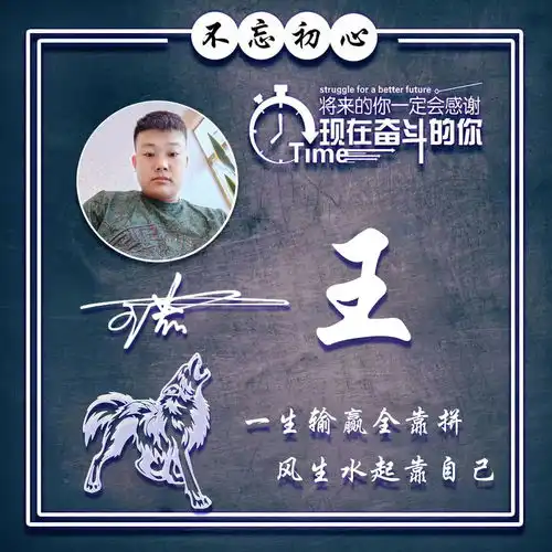 2021超火的3d签名头像,36张高端商务姓氏微信头像,喜欢请带走