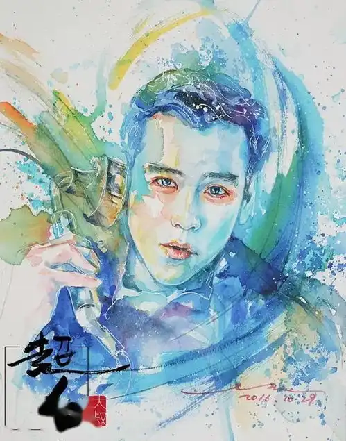 从涂鸦少年到抖音水彩网红第一人,他沉寂6年终逆袭,水彩画美到让人窒息