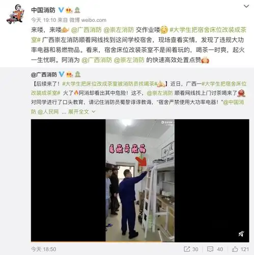 宿舍变茶室消防你成功引起了我的注意