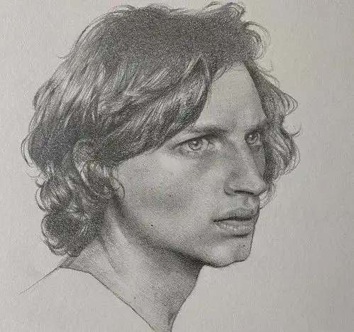人物肖像,松动才是素描的精髓
