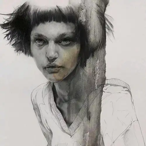 素描人物头像