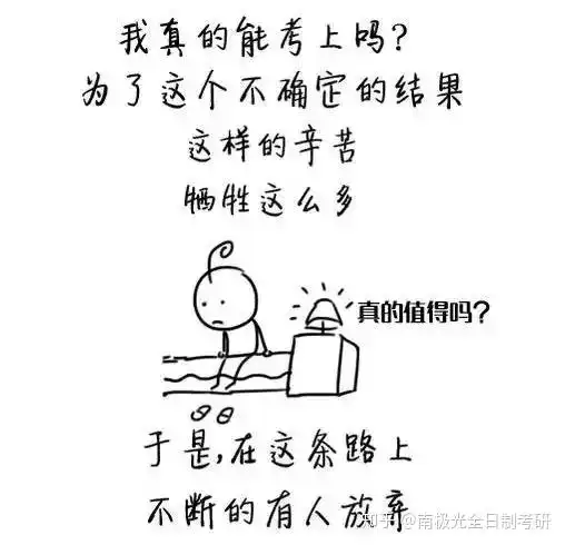 考研路上何其辛苦致还在路上的考研人加油