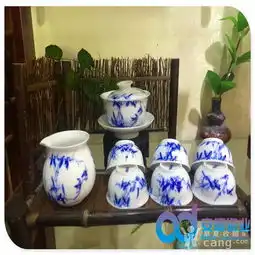 景德镇青花茶具,景德镇粉彩茶具,景德镇手绘茶具