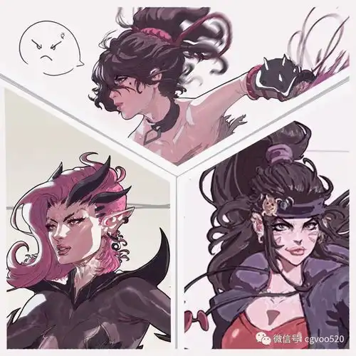 插画师阿拉伯联合酋长国画师eissa角色作品