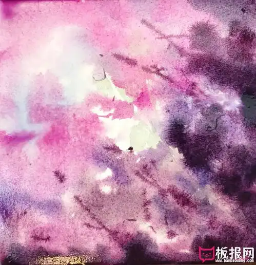 唯美桃花水彩画教程图解,如何用水彩画桃花