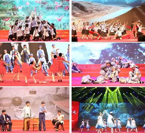郑州晨钟教育集团组织演出红色舞台剧百年荣光