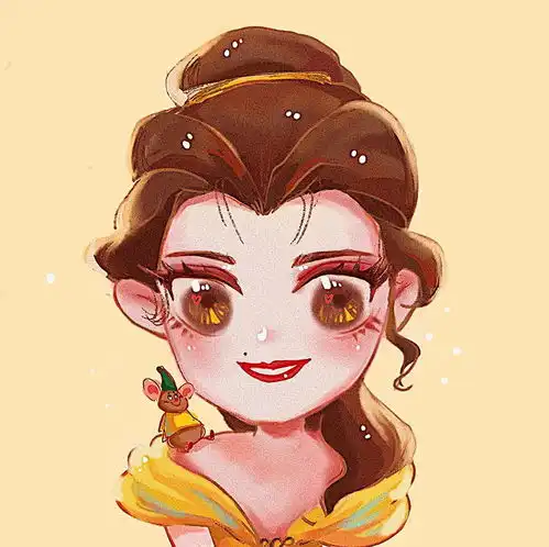 迪士尼公主点上媒婆痣,别有一种美感,不知道这样的公主你喜欢吗