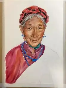 教程教你用水彩画人物头像有步骤哦