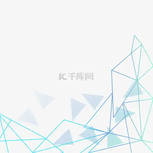 线性三角形几何科技装饰科技商务素材图片免费下载千库网