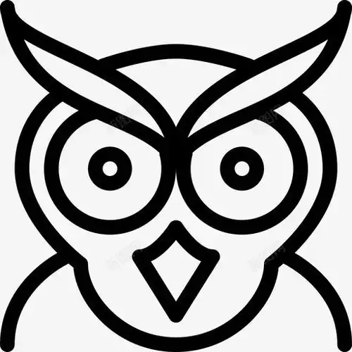 猫头鹰动物危险图标icon标识标志ui图标设计图片免费下载页面网页平面电商创意素材夜晚图标
