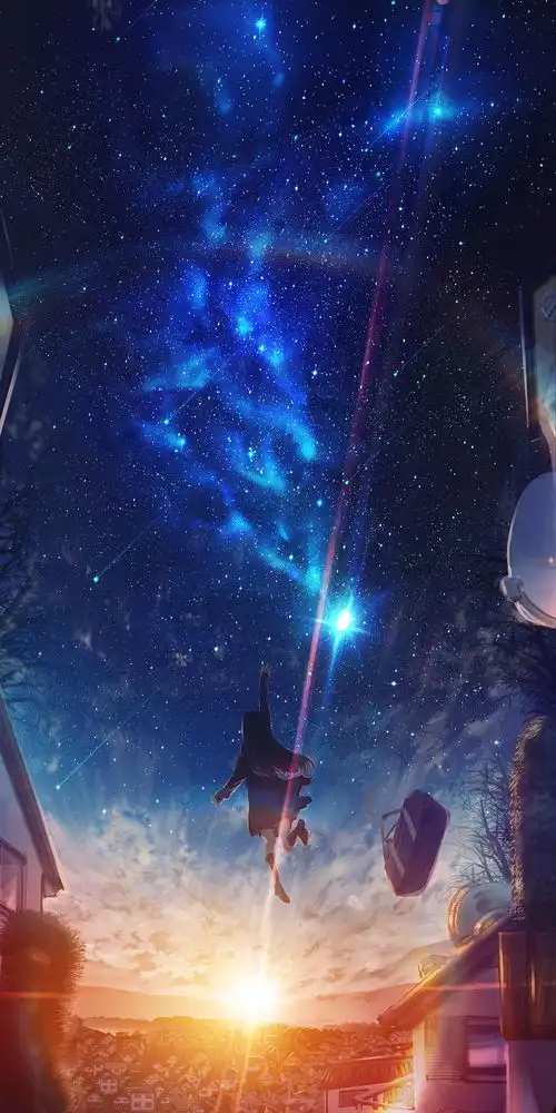动漫壁纸美图风景第一弹星空