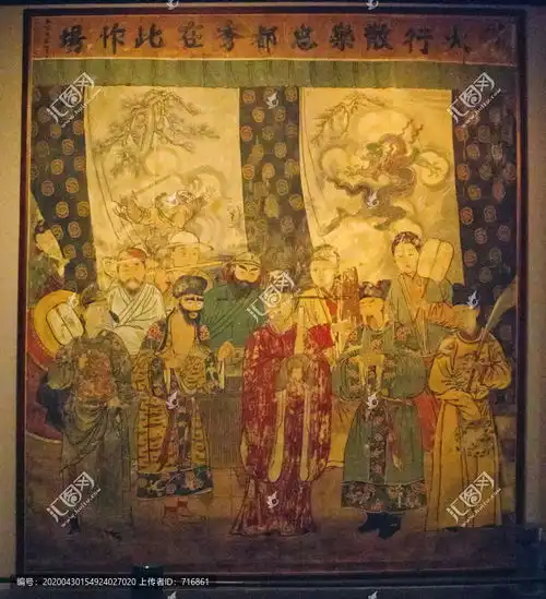 元代杂剧壁画图片素材下载文化艺术素材下的民间艺术图片素材