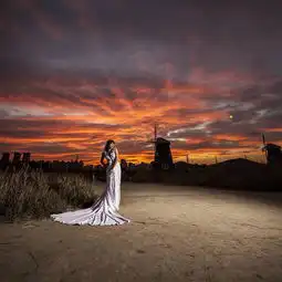 美女和美景,在摄影师镜头下的这幅画又该如何取舍