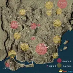 绝地求生沙漠地图资源分布新地图资源分布简述