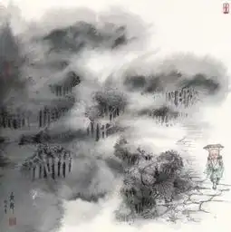 禅画小和尚用水墨艺术推广禅文化