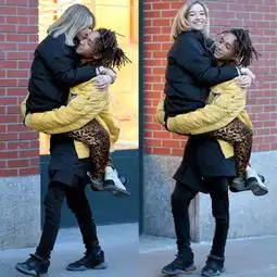 贾登史密斯jadensmith又交新女友跟前任比起来,她的金牙和鼻环实在是辣眼...