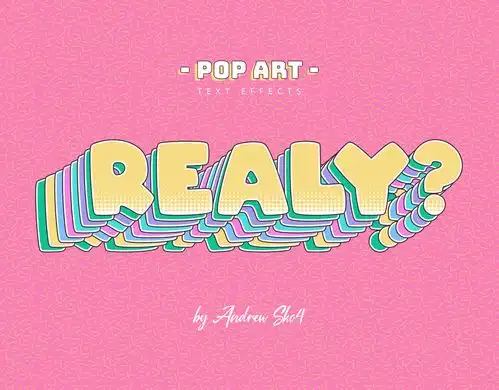 realy字体特效素材字体