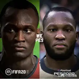 实况联盟谁更真实fifa20和实况20球员脸型大pk