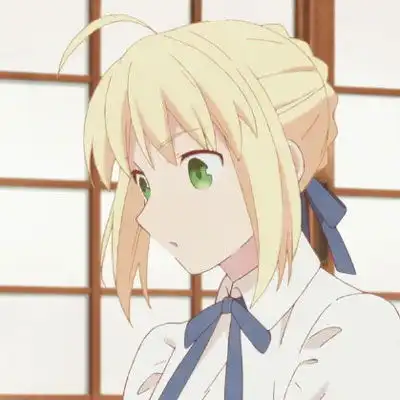 saber头像高清图片吾王saber帅气头像