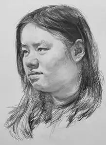 专业指导素描时,怎么做可以让头发看起来不死板不粗糙有质感的秘诀就在这里