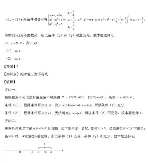 2022年全国硕士研究生考试考研199管理类联考综合部分试题及答案
