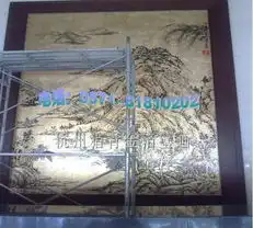 供应金箔画金箔壁画银箔画铜箔画杭州手绘壁画价格厂家图片