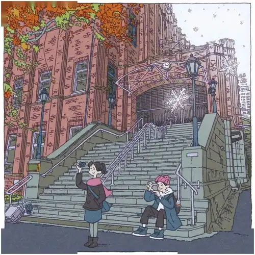 为东京手绘百景,还原慢节奏下的老东京