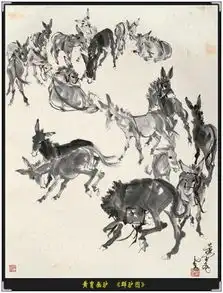 黄胄绘画作品欣赏