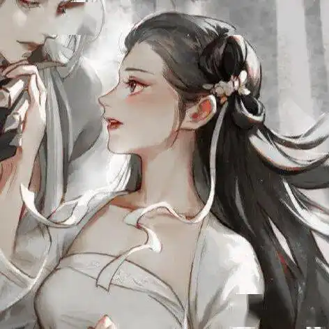 唯美古风情侣头像忆君心似西江水日夜东流无歇时