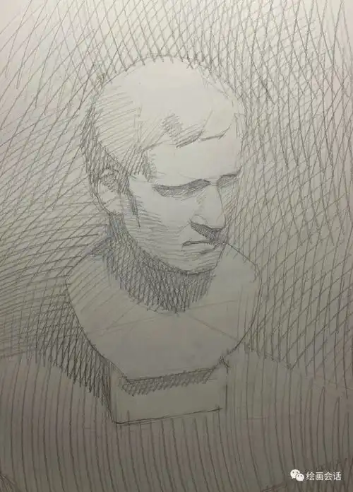超精彩的一组几何体石膏素描作品赶紧码起来