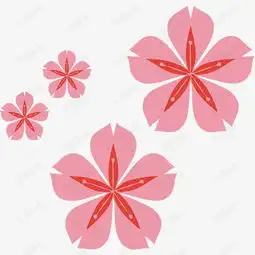 桃花手绘桃花矢量素材图片免费下载高清psd千库网图片编号10075590