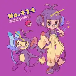 日本画师绘拟人化精灵宝可梦变身萌妹俏皮又可爱