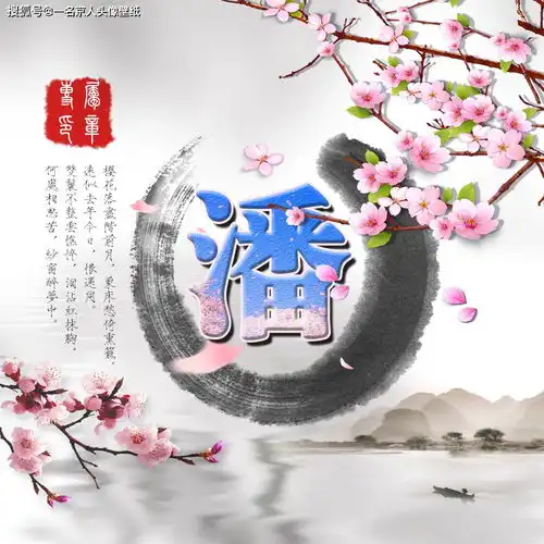中国风唯美头像大放送,23张姓氏图腾等你带走,简约大气有个性