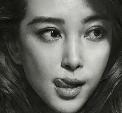 人称素描冷军,第一张就跪了
