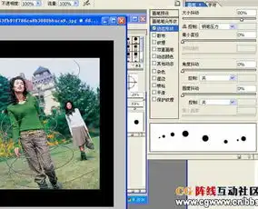 用photoshop为mm打造梦幻环绕光圈