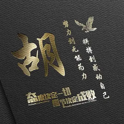 黑金高端个性签名头像,足足16张,打造奢华金鹰,传递正能量