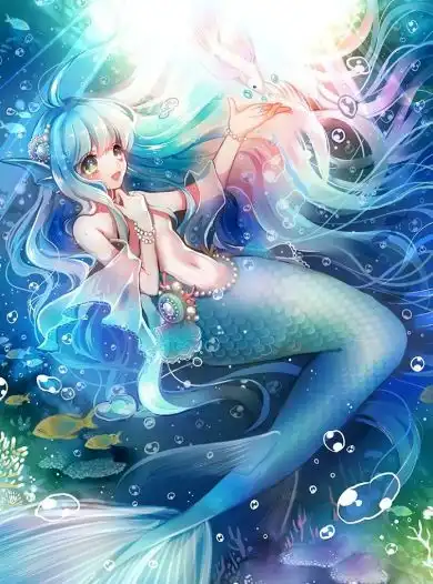 十二星座专属美人鱼金牛座细腻渐变人鱼,狮子座大方幻海人鱼