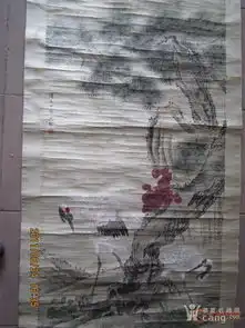 沈铨松鹤图