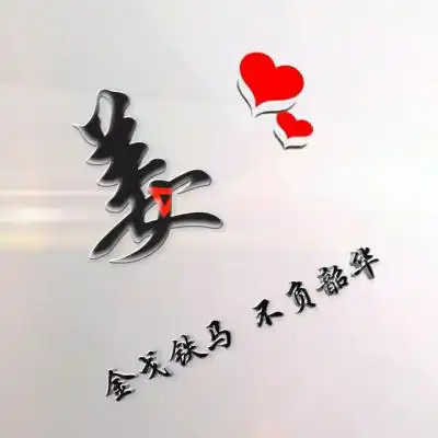 姓氏头像金戈铁马不负韶华