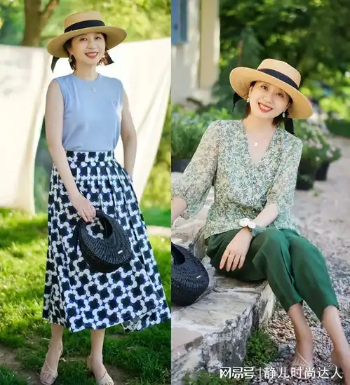 学学这些夏季高质量穿搭,中年女人也能美出新高度,优雅大方