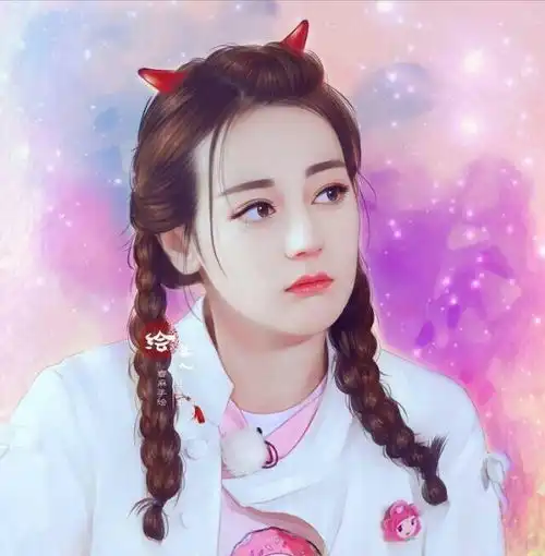 范冰冰赵丽颖景甜杨幂迪丽热巴刘亦菲等明星手绘画,哪个最惊艳