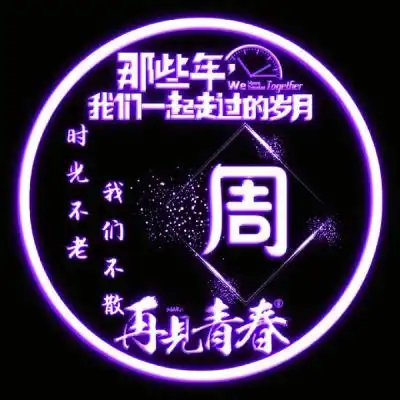 2020炫彩姓氏头像,那些年我们一起走过的岁月再见青春