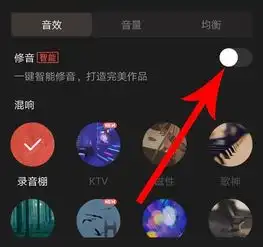 全民k歌一键修音在哪全民k歌一键修音方法教学