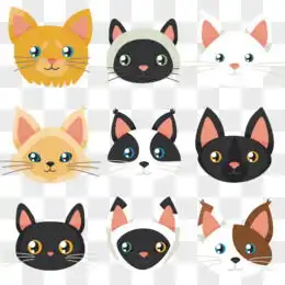 手绘猫咪图片素材免费手绘猫咪png设计图片大全图精灵