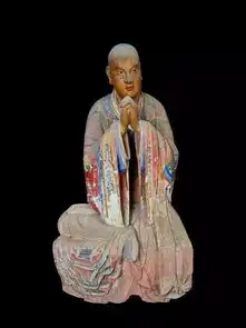 泥塑还是大师真身古代罗汉会说话