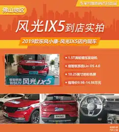 指导价9.9814.98万元,2019款东风小康风光ix5佛山地区到店实拍