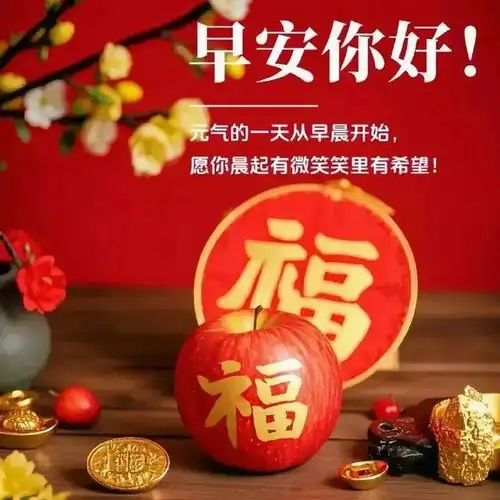 2025贺新春,今日除夕最新早上好福字壁纸图片,万福金安福气满满
