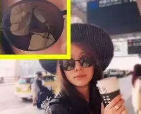 林心如玩自拍,墨镜里藏了霍建华很多明星都是这样暴露真相的