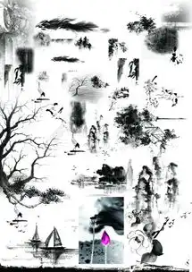 水墨素材合集模板免费下载psd格式编号14258499千图网
