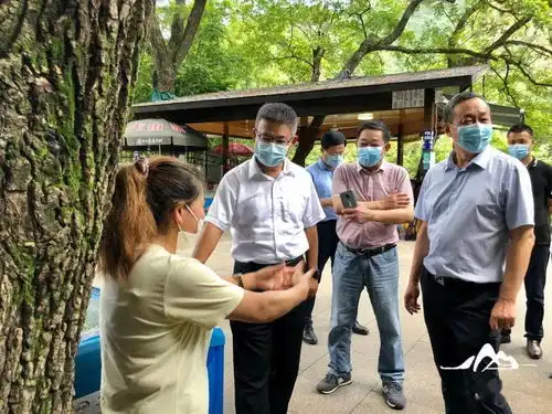 区委书记孙海生到崂山风景区检查疫情防控工作